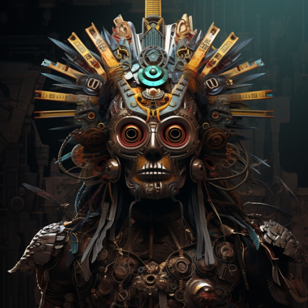 Mictlantecuhtli, Mictlāntēcutli, Lord of Mictlan - PIN